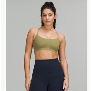 Lululemon Y Bra *Nulu in Bronze Green